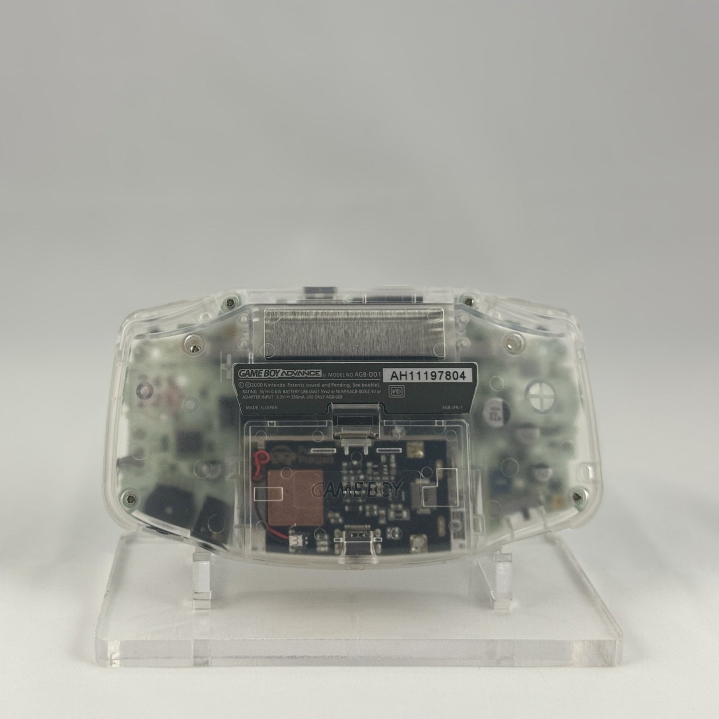 Custom Game Boy Advance back with IPS backlit screen by Circuit Rebel