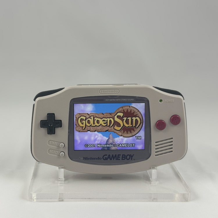 Custom Game Boy Advance with IPS backlit screen and DMG shell by Circuit Rebel