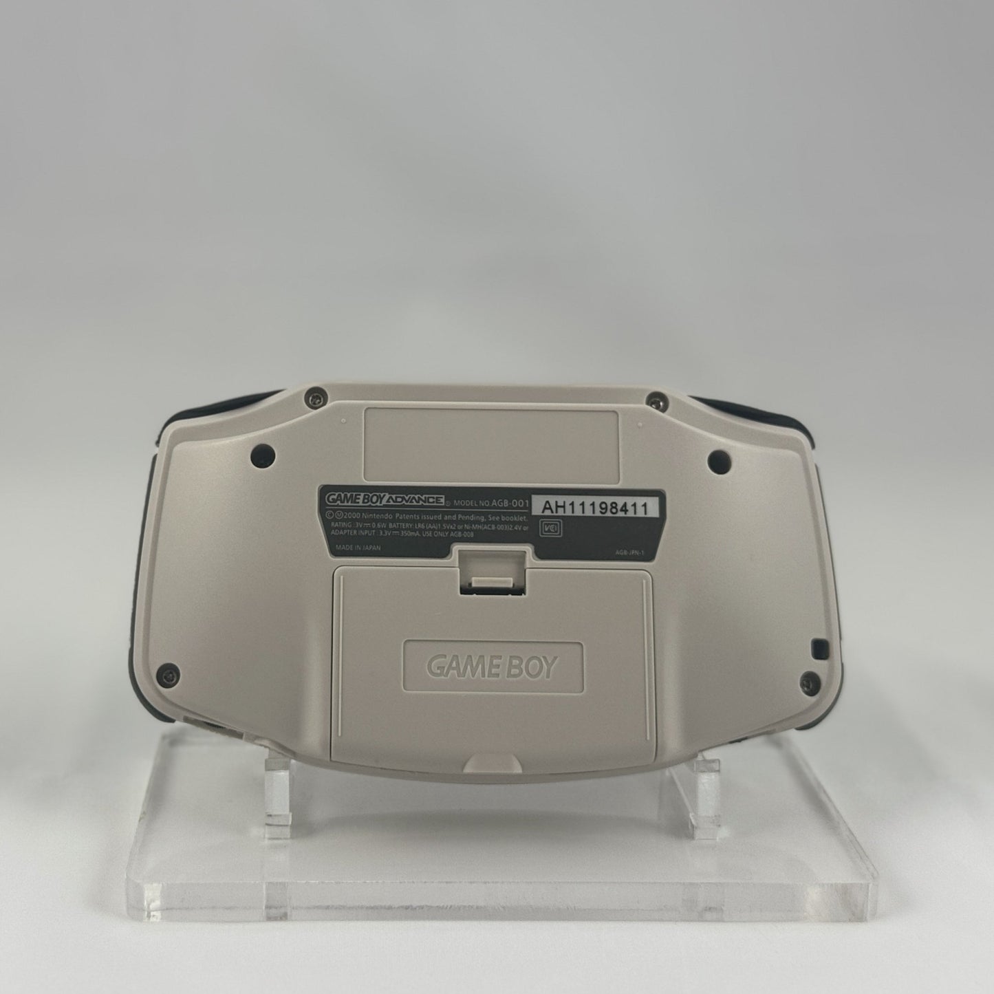 Custom Game Boy Advance with IPS backlit screen and DMG shell back by Circuit Rebel