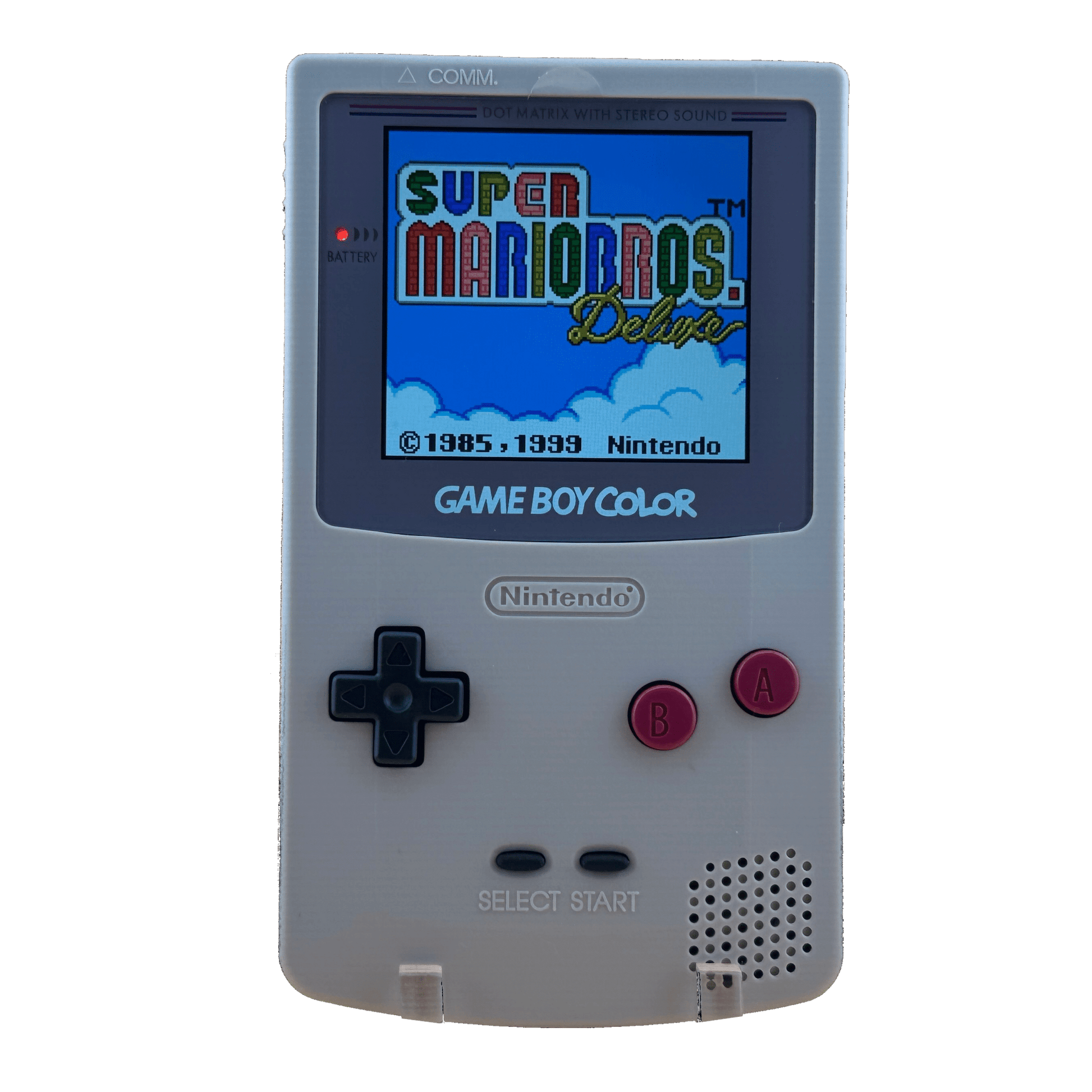 Custom Game Boy Color with IPS backlit screen and DMG shell by Circuit Rebel