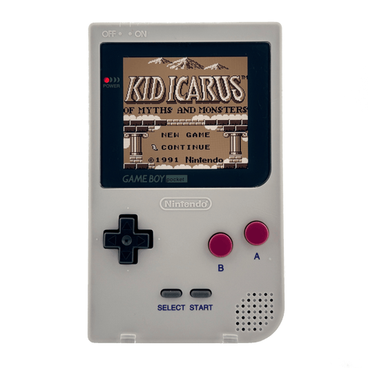 Custom Game Boy Pocket with IPS backlit screen and DMG shell by Circuit Rebel