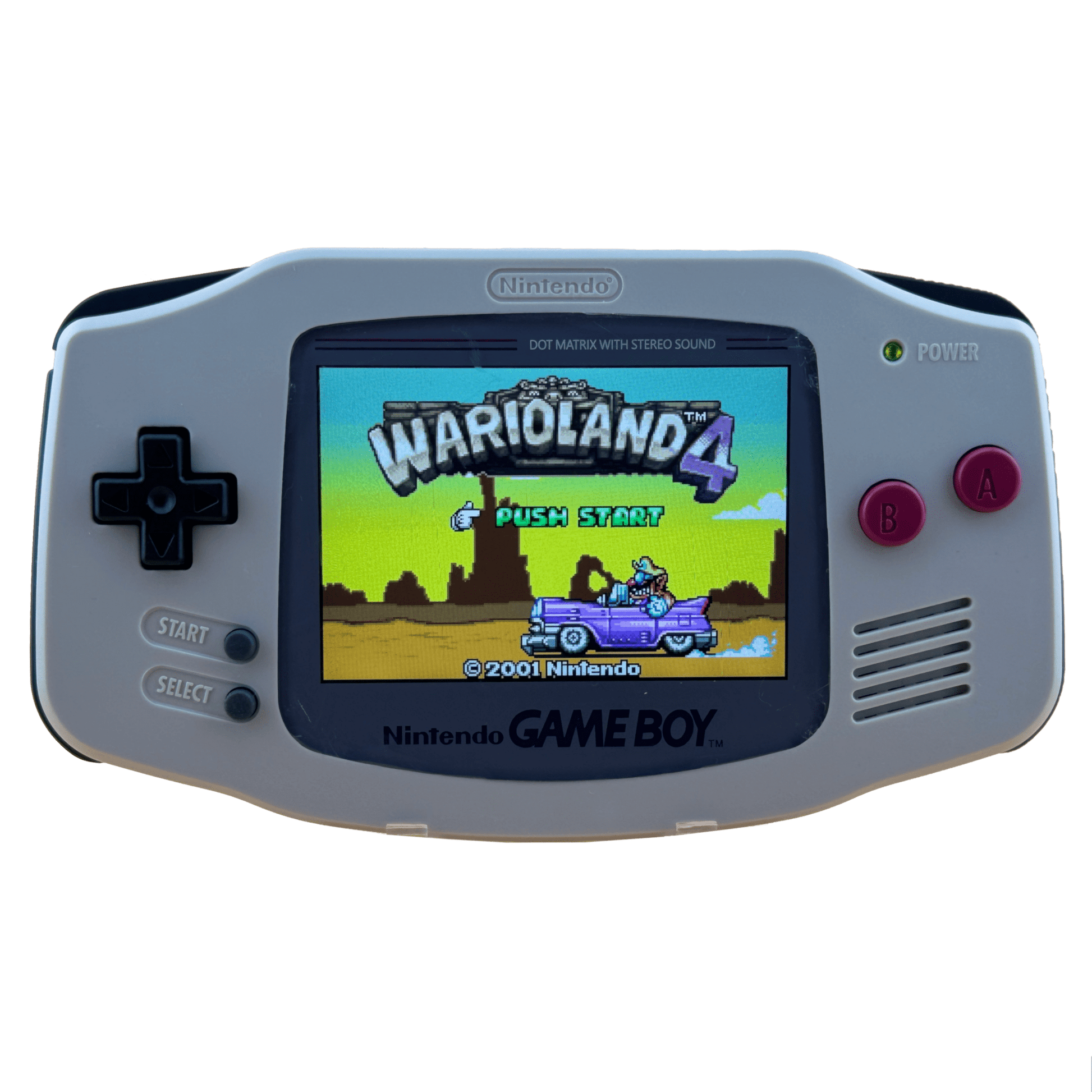 Custom Game Boy Advance with IPS backlit screen and DMG shell by Circuit Rebel